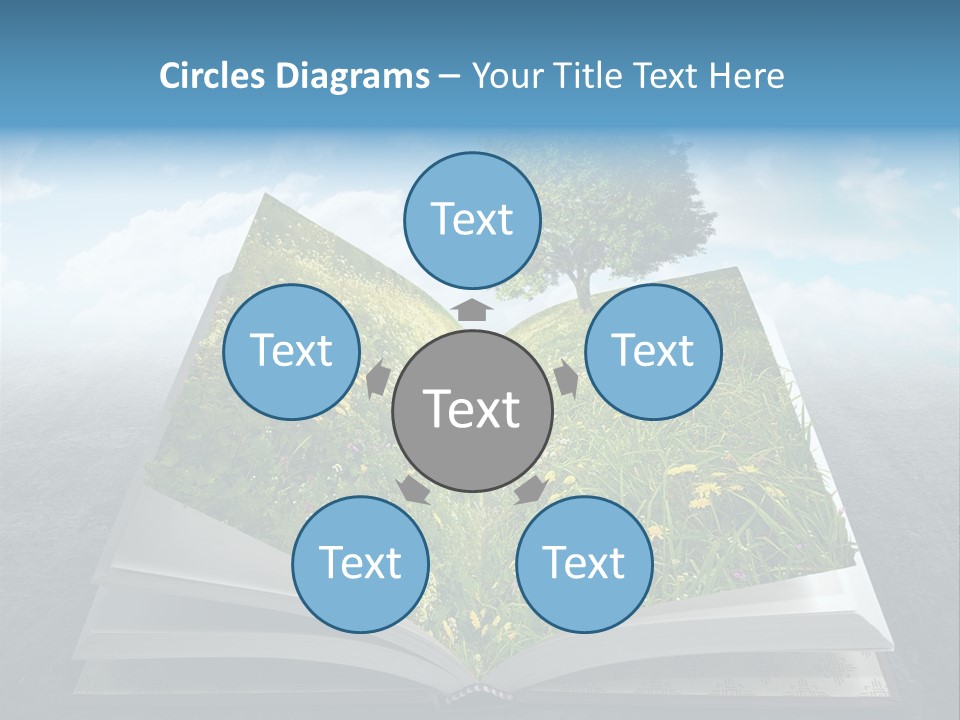 Meadow Page Nature PowerPoint Template