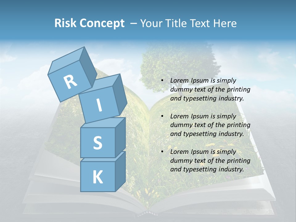 Meadow Page Nature PowerPoint Template