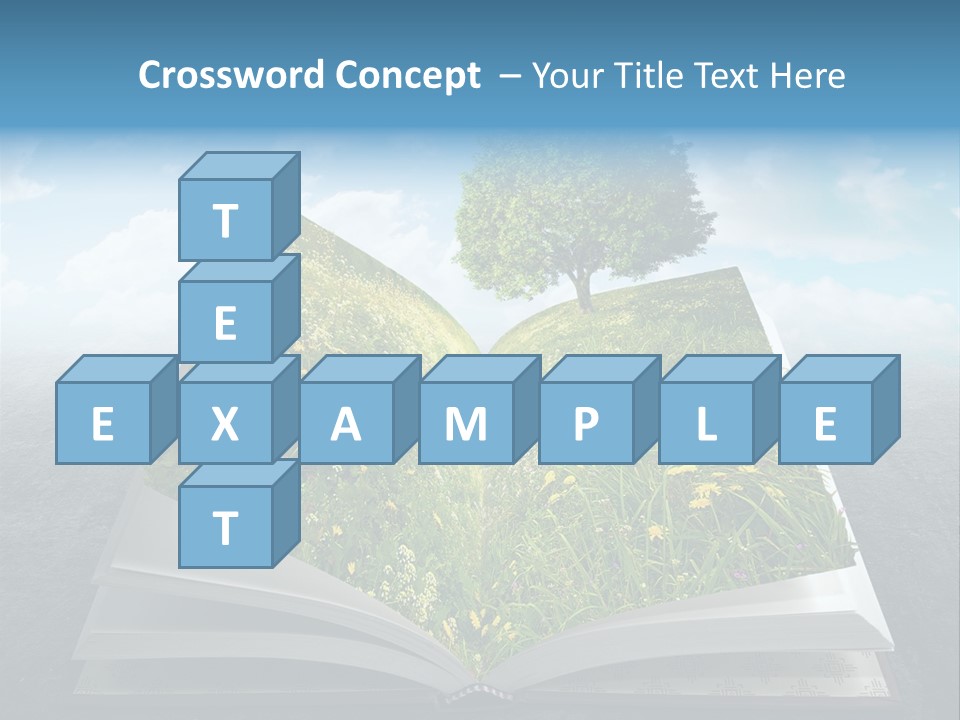 Meadow Page Nature PowerPoint Template