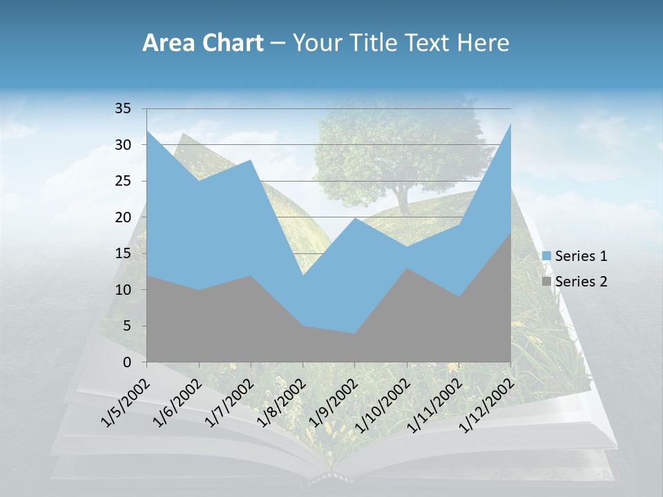 Meadow Page Nature PowerPoint Template