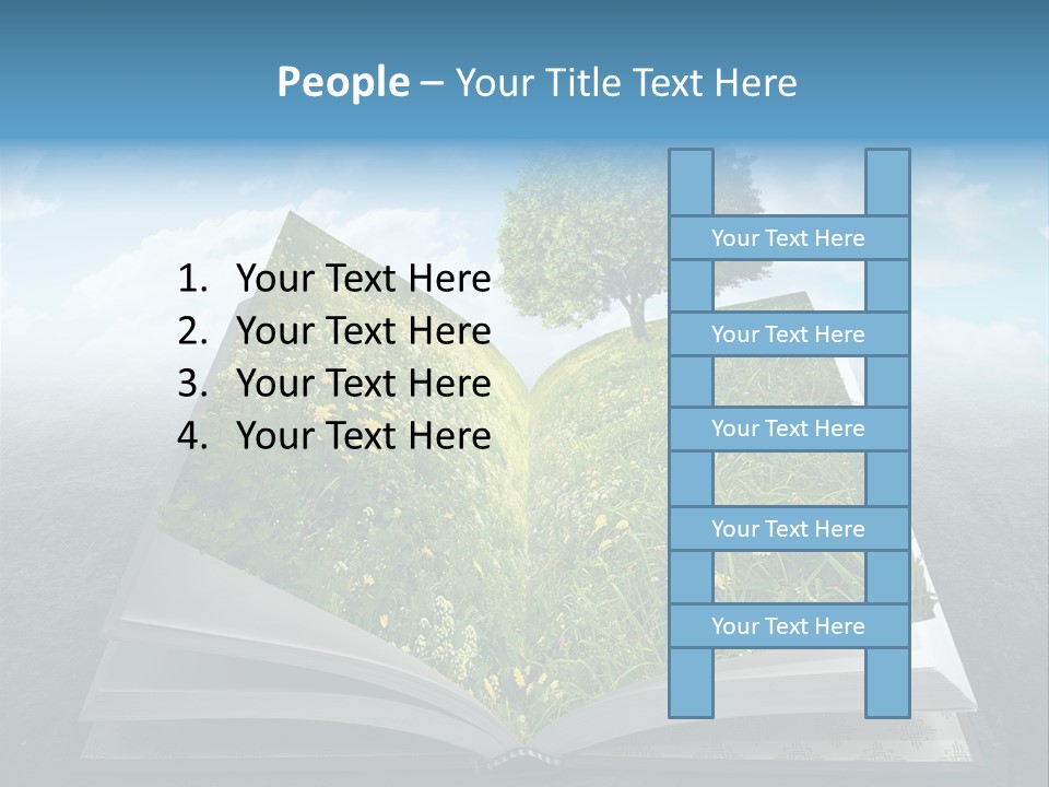 Meadow Page Nature PowerPoint Template