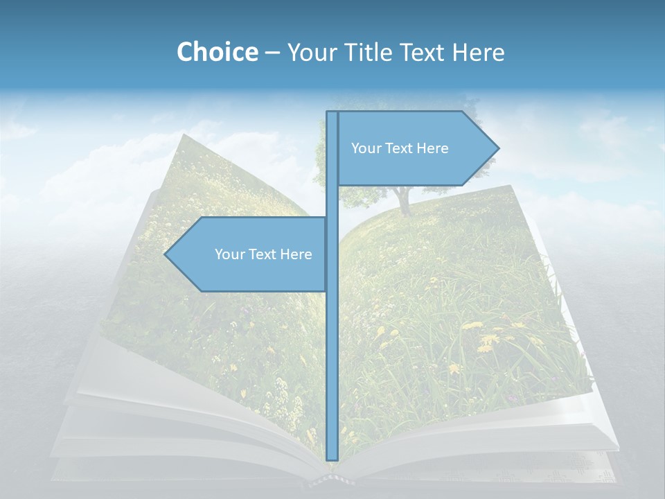 Meadow Page Nature PowerPoint Template