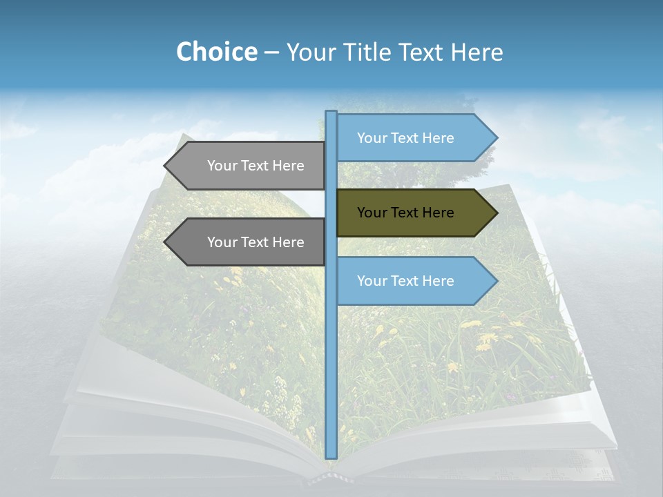 Meadow Page Nature PowerPoint Template