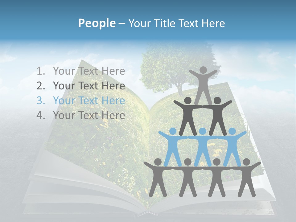 Meadow Page Nature PowerPoint Template