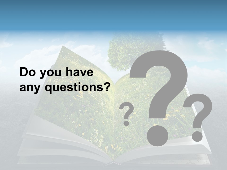 Meadow Page Nature PowerPoint Template