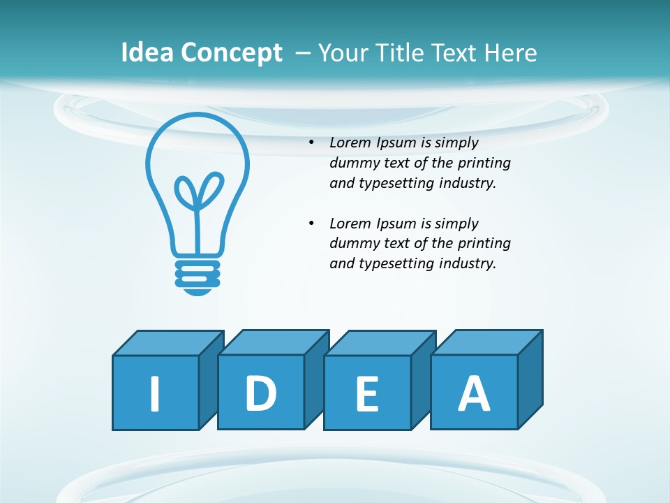 Blank White Wallpaper PowerPoint Template