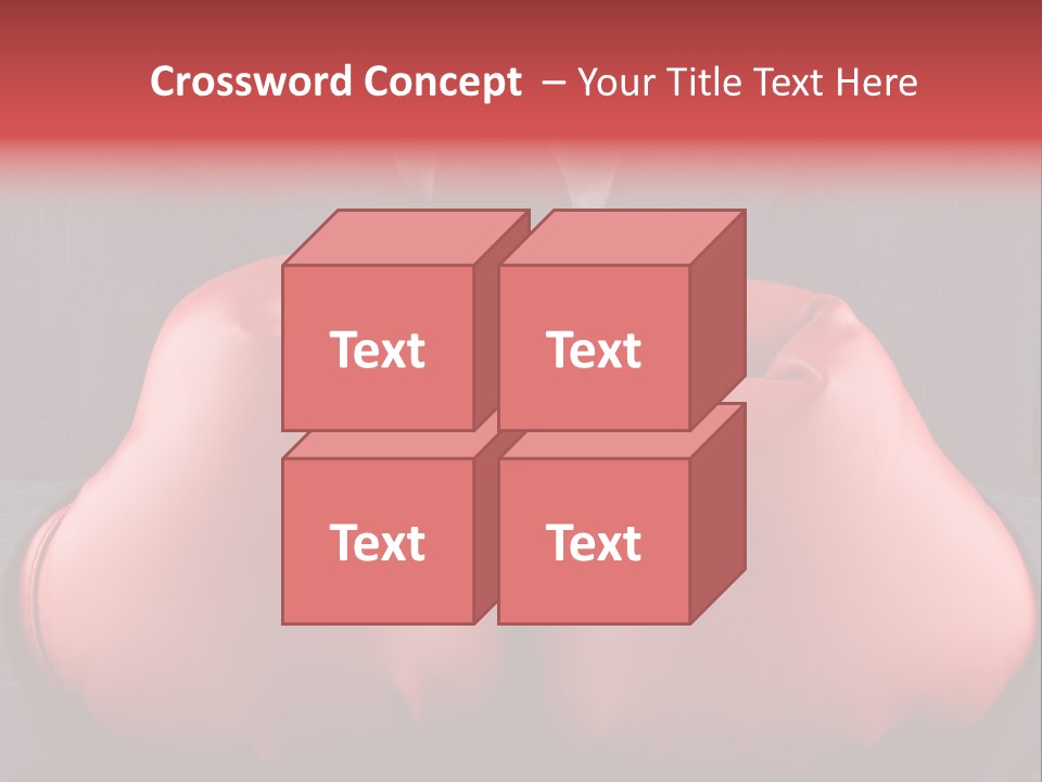 Suit Aggression Male PowerPoint Template