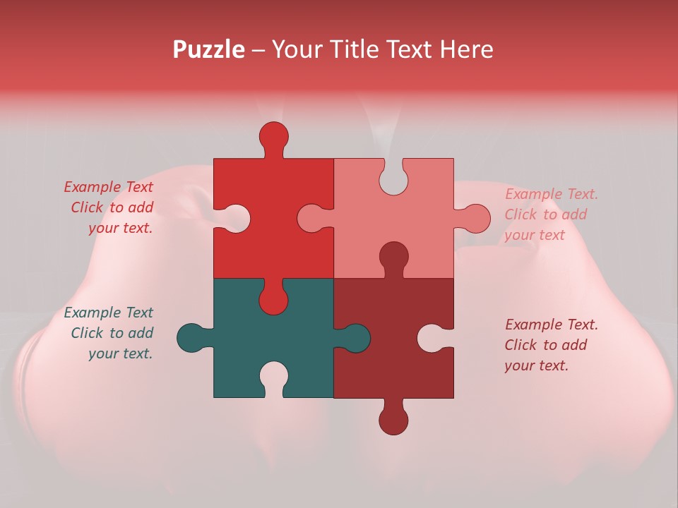 Suit Aggression Male PowerPoint Template