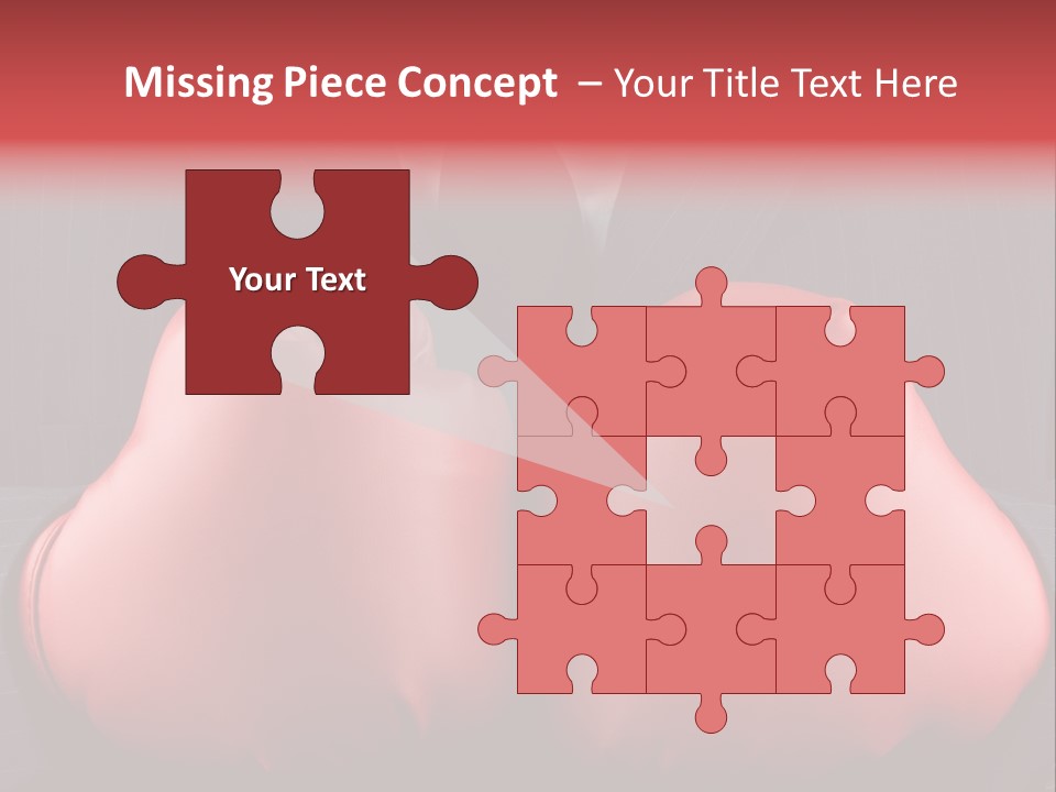 Suit Aggression Male PowerPoint Template