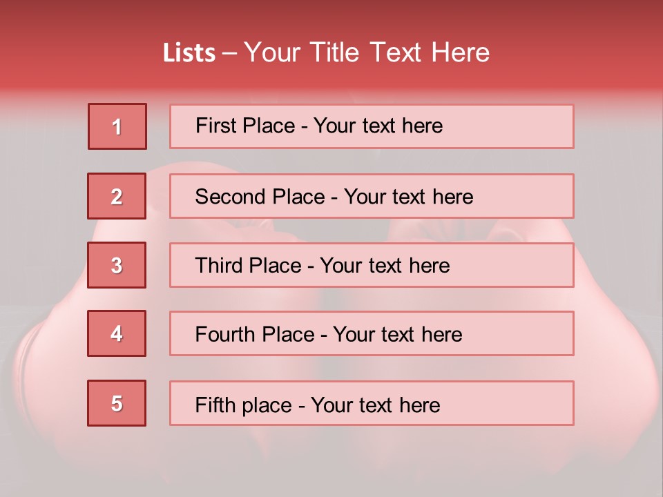 Suit Aggression Male PowerPoint Template