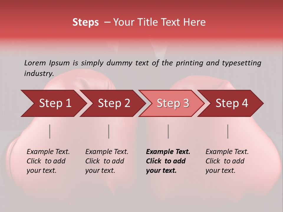 Suit Aggression Male PowerPoint Template