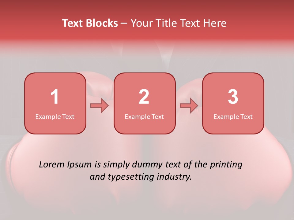 Suit Aggression Male PowerPoint Template