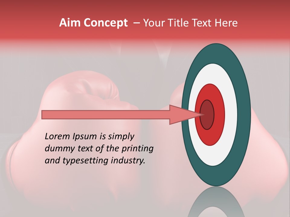 Suit Aggression Male PowerPoint Template