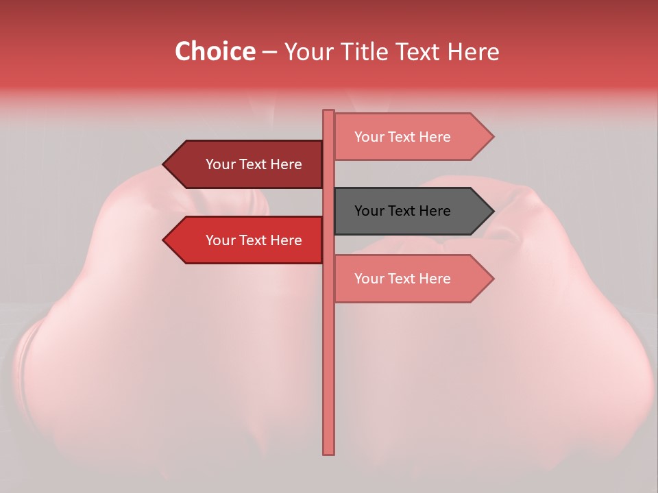 Suit Aggression Male PowerPoint Template