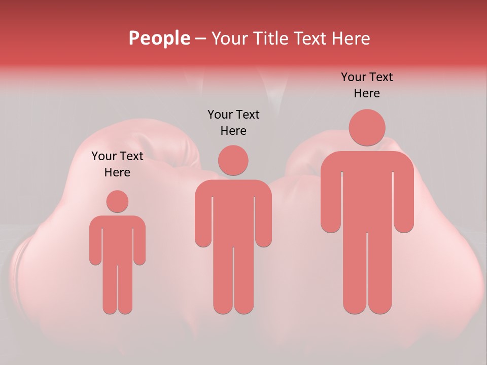 Suit Aggression Male PowerPoint Template