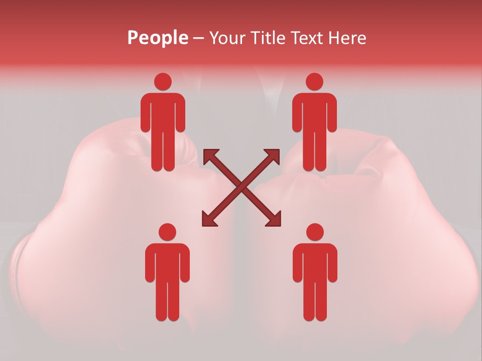 Suit Aggression Male PowerPoint Template