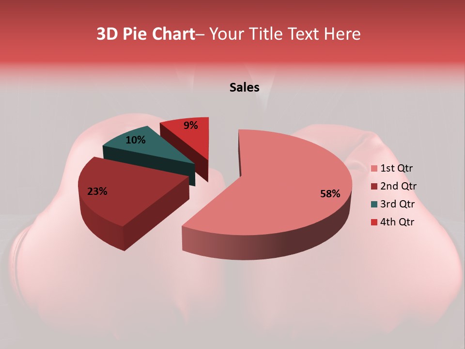 Suit Aggression Male PowerPoint Template