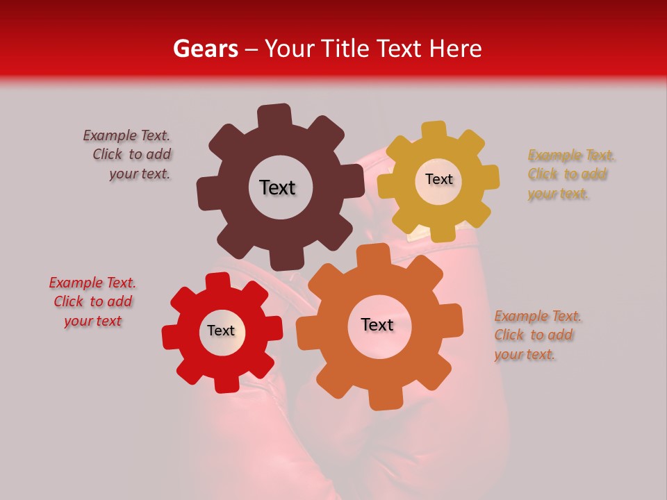 Padding Sport Black Background PowerPoint Template