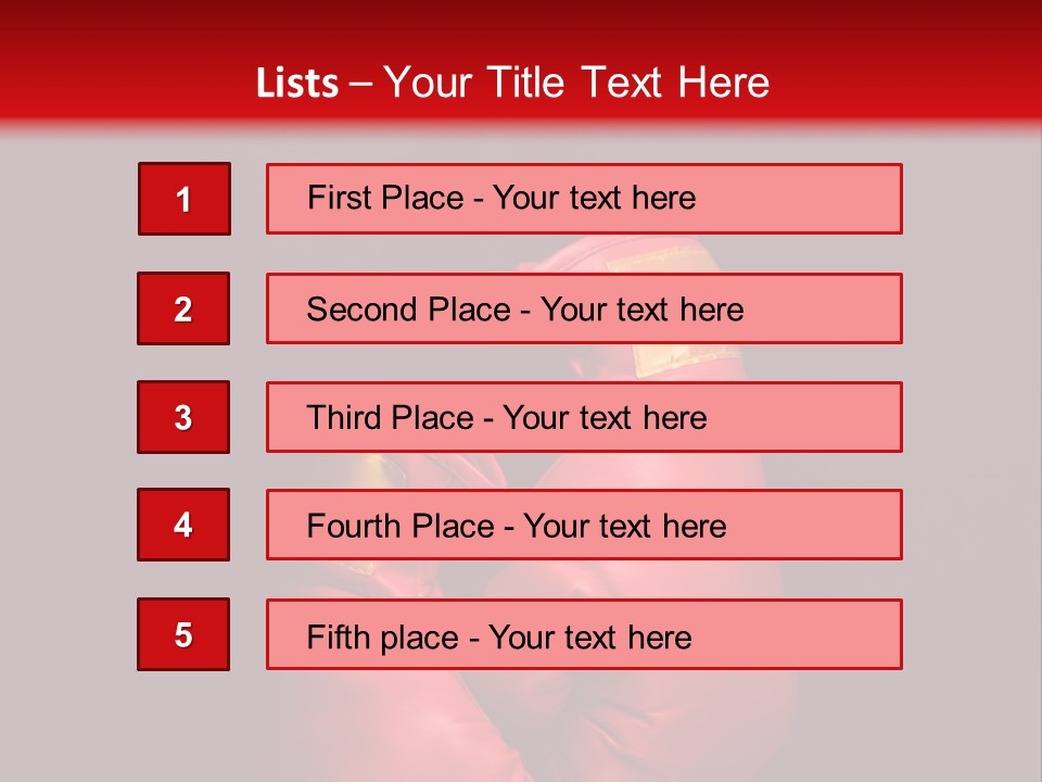 Padding Sport Black Background PowerPoint Template