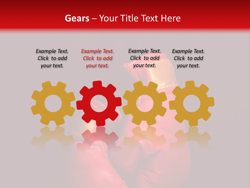 Padding Sport Black Background PowerPoint Template