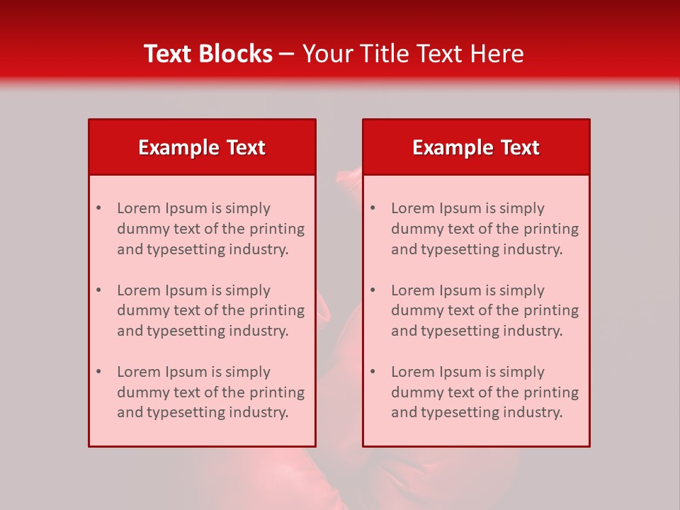 Padding Sport Black Background PowerPoint Template