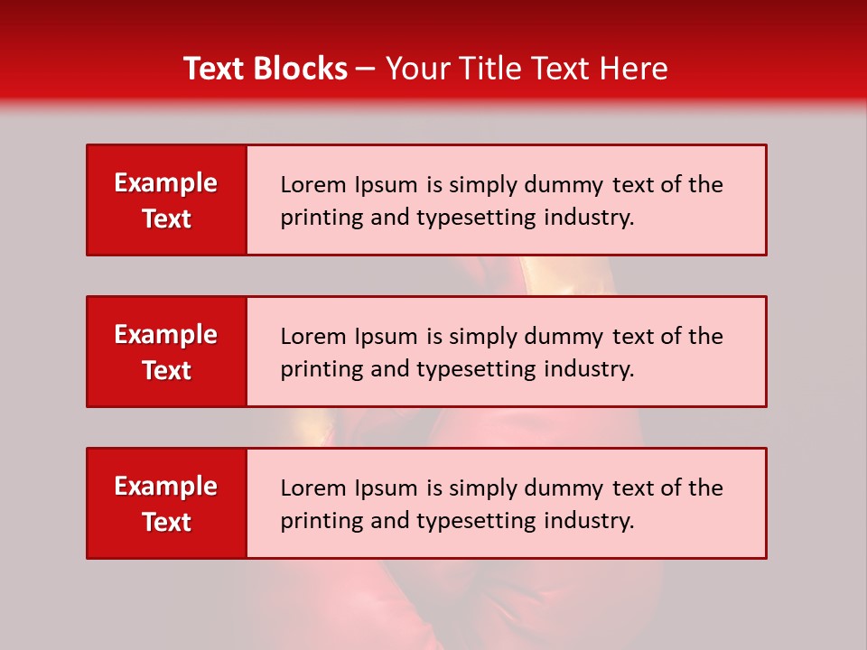 Padding Sport Black Background PowerPoint Template