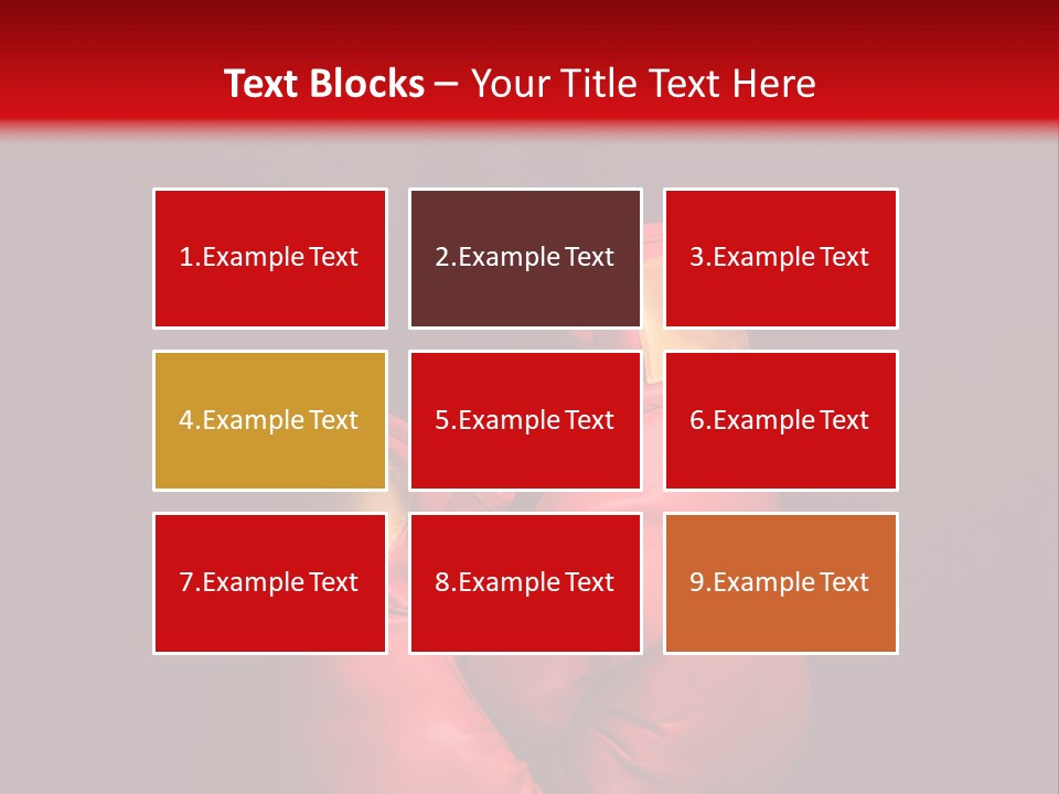 Padding Sport Black Background PowerPoint Template