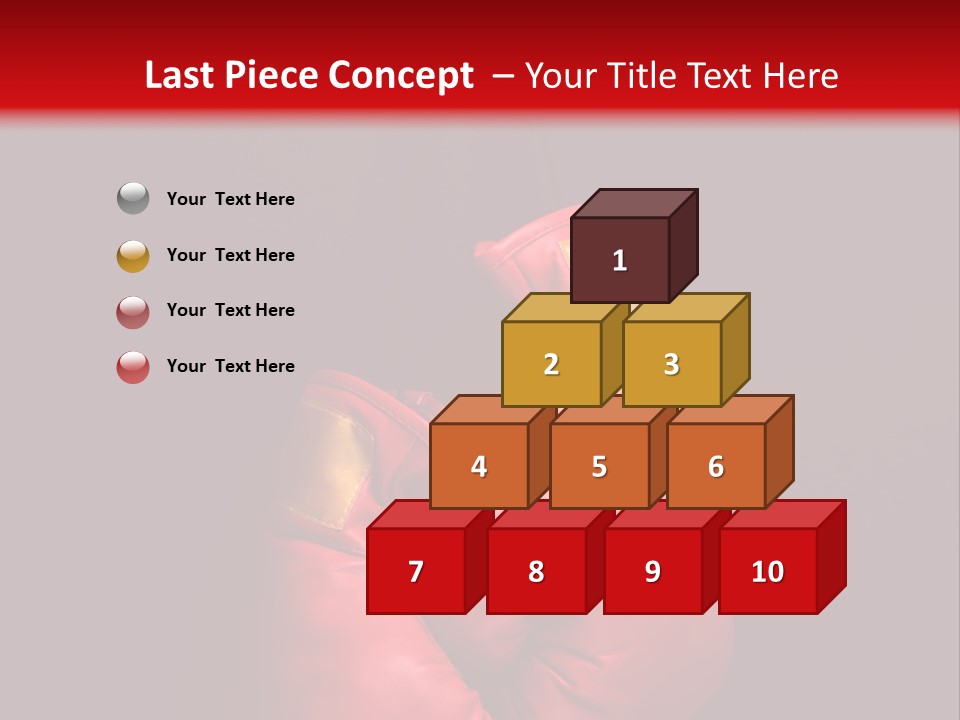 Padding Sport Black Background PowerPoint Template