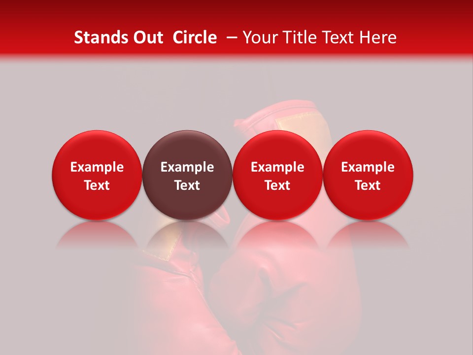 Padding Sport Black Background PowerPoint Template