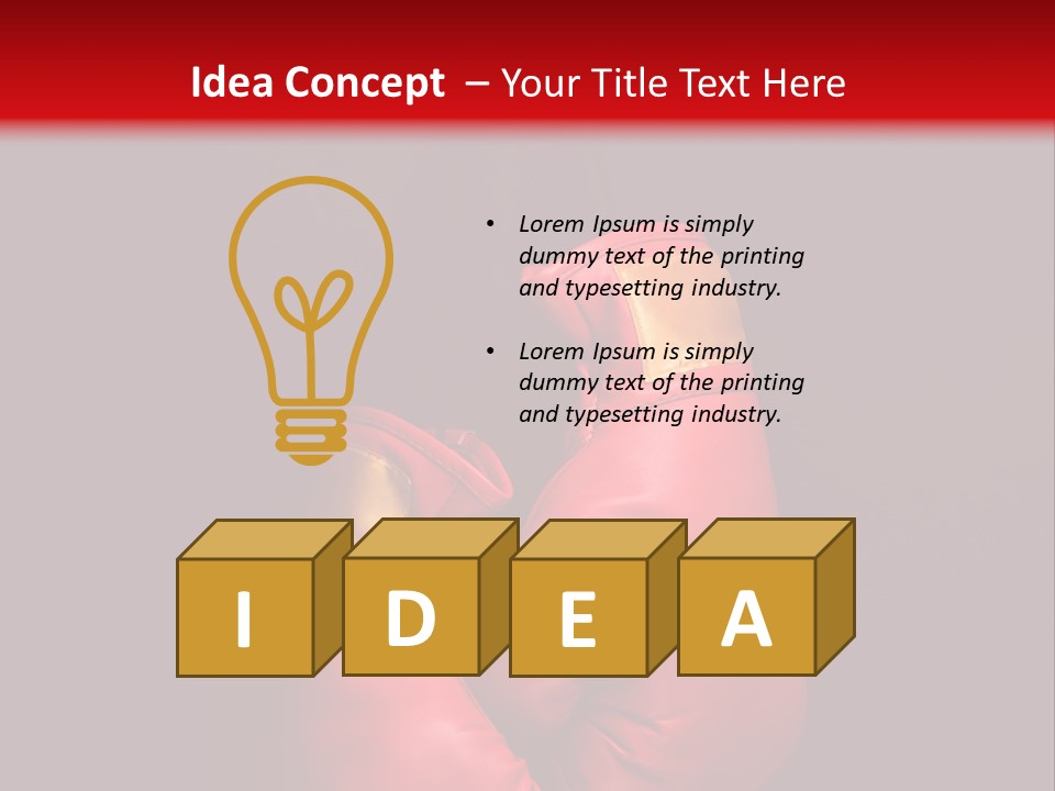 Padding Sport Black Background PowerPoint Template