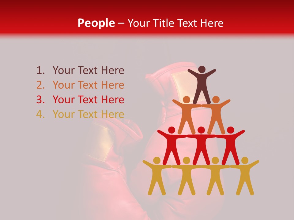 Padding Sport Black Background PowerPoint Template