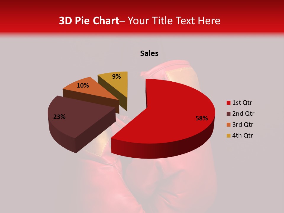 Padding Sport Black Background PowerPoint Template