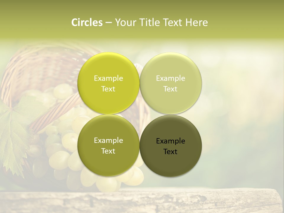 Wholesome Basket Closeup PowerPoint Template