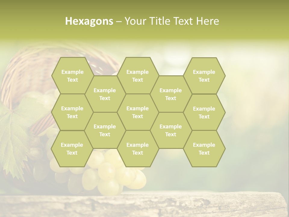 Wholesome Basket Closeup PowerPoint Template