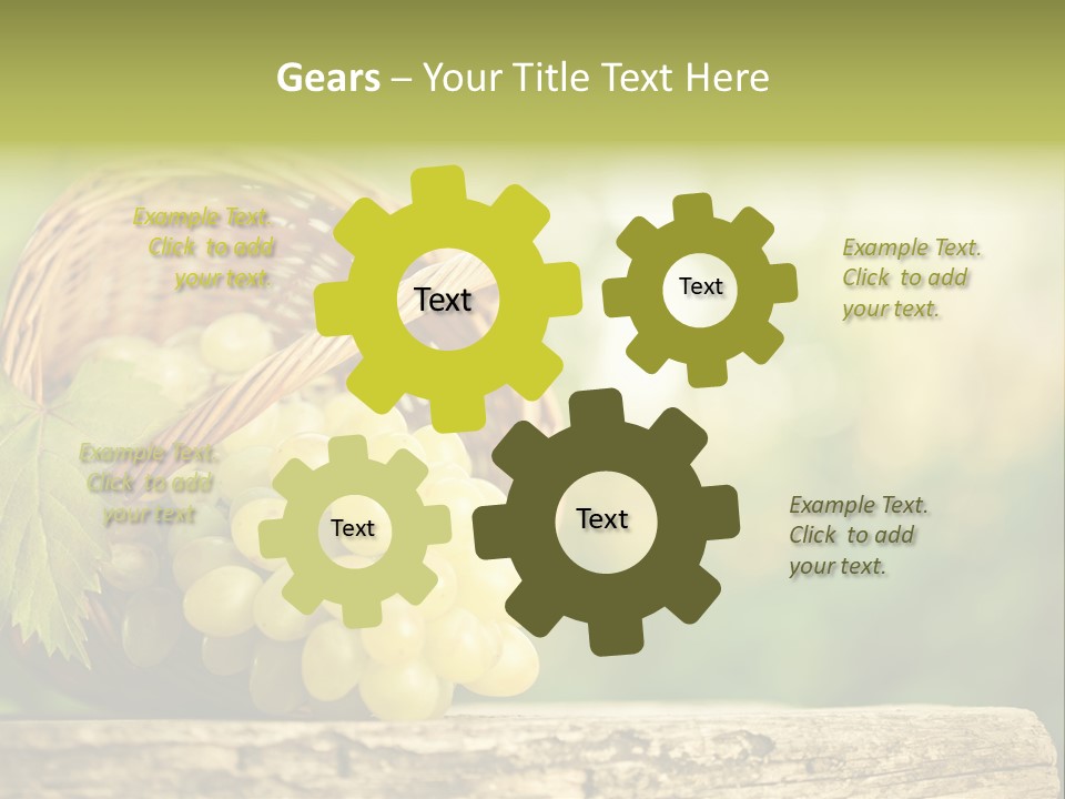 Wholesome Basket Closeup PowerPoint Template