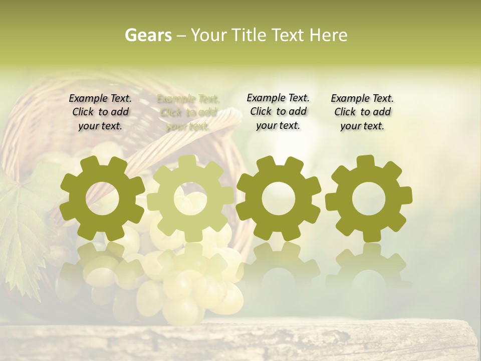 Wholesome Basket Closeup PowerPoint Template