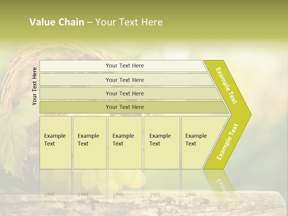Wholesome Basket Closeup PowerPoint Template