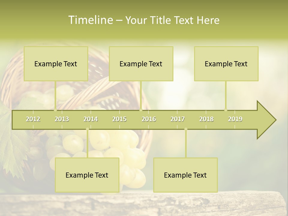 Wholesome Basket Closeup PowerPoint Template