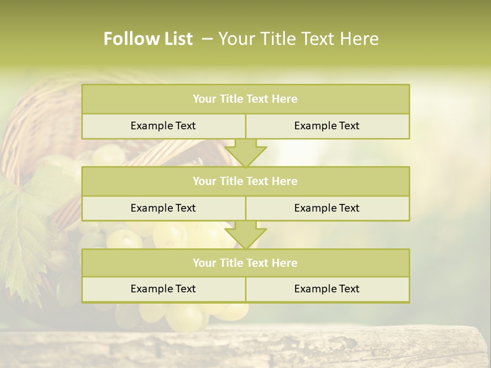 Wholesome Basket Closeup PowerPoint Template