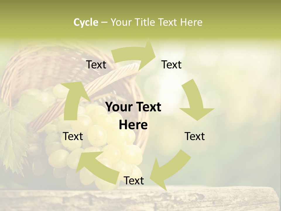 Wholesome Basket Closeup PowerPoint Template