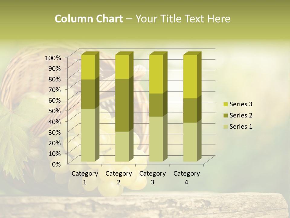 Wholesome Basket Closeup PowerPoint Template