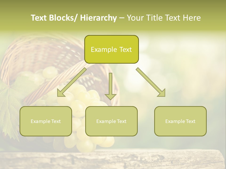 Wholesome Basket Closeup PowerPoint Template
