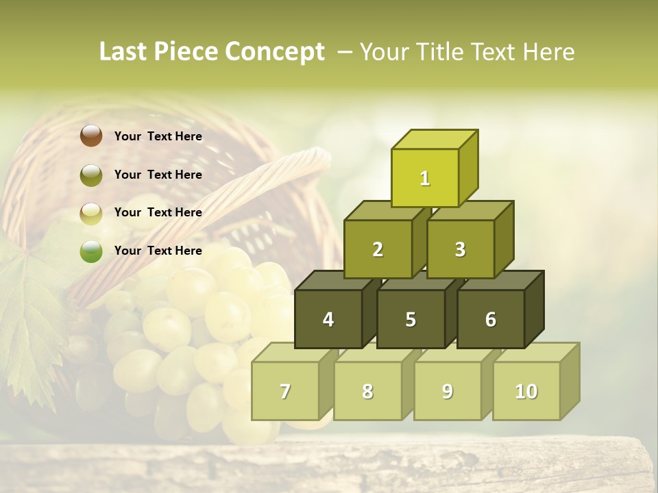 Wholesome Basket Closeup PowerPoint Template