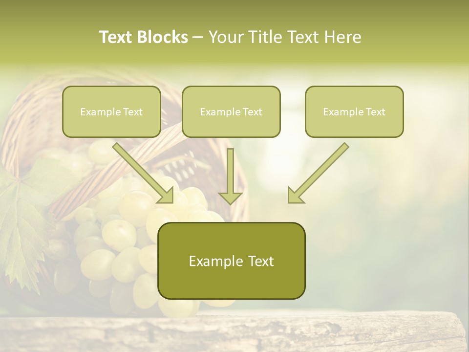 Wholesome Basket Closeup PowerPoint Template