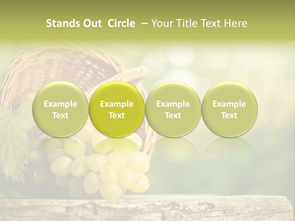 Wholesome Basket Closeup PowerPoint Template