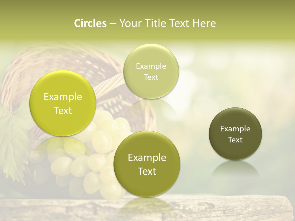 Wholesome Basket Closeup PowerPoint Template