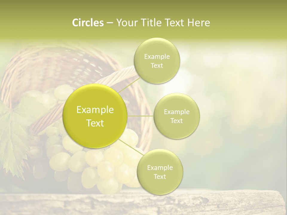 Wholesome Basket Closeup PowerPoint Template