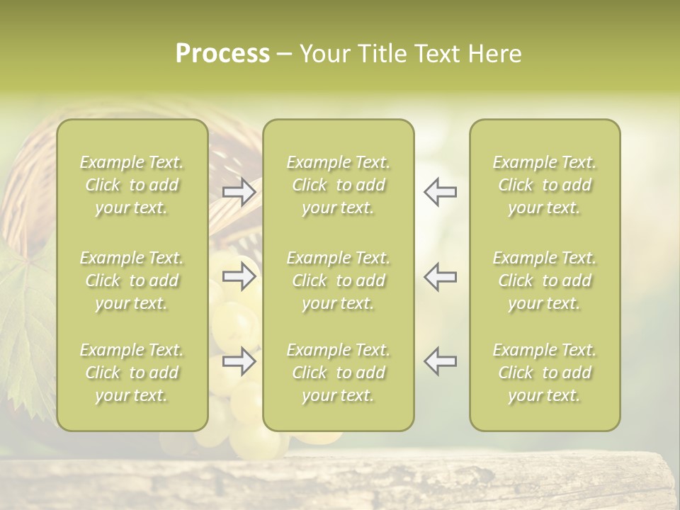 Wholesome Basket Closeup PowerPoint Template