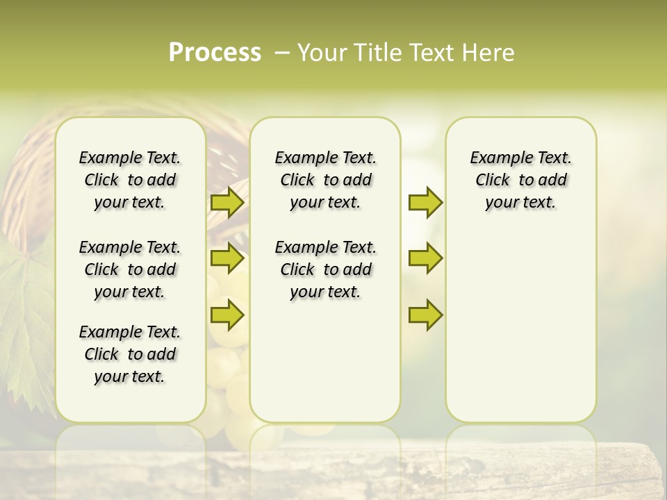 Wholesome Basket Closeup PowerPoint Template