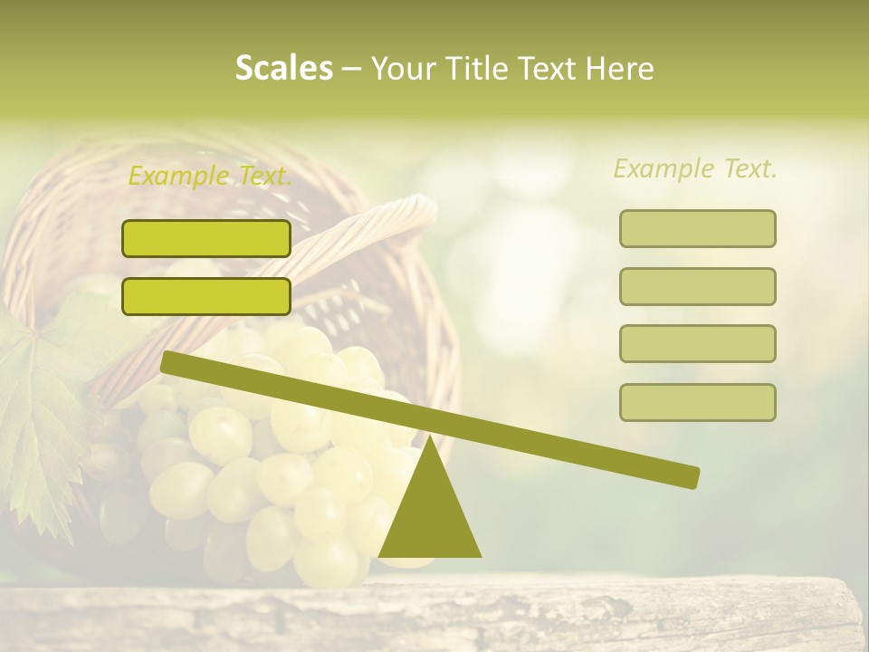 Wholesome Basket Closeup PowerPoint Template